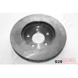 Jeu de 2 disques de frein avant ASHIKA 60-09-929C - Visuel 2