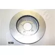 Jeu de 2 disques de frein avant ASHIKA 60-09-930 - Visuel 2
