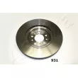 Jeu de 2 disques de frein avant ASHIKA 60-09-931 - Visuel 2