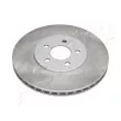 Jeu de 2 disques de frein avant ASHIKA 60-09-996C - Visuel 1