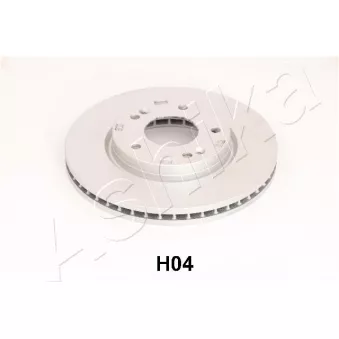 Jeu de 2 disques de frein avant ASHIKA 60-0H-H04