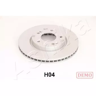 Jeu de 2 disques de frein avant ASHIKA