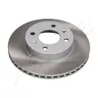 Jeu de 2 disques de frein avant ASHIKA 60-0K-010C - Visuel 1