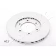 Jeu de 2 disques de frein avant ASHIKA 60-0K-K22 - Visuel 2