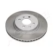 Jeu de 2 disques de frein avant ASHIKA 60-0K-K23C - Visuel 1