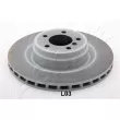 Jeu de 2 disques de frein avant ASHIKA 60-0L-L03 - Visuel 1