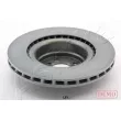 Jeu de 2 disques de frein avant ASHIKA 60-0L-L03C - Visuel 2
