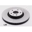 Jeu de 2 disques de frein avant ASHIKA 60-0L-L05 - Visuel 1