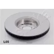 Jeu de 2 disques de frein avant ASHIKA 60-0L-L05 - Visuel 2