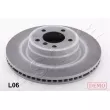 Jeu de 2 disques de frein avant ASHIKA 60-0L-L06C - Visuel 1