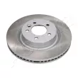 Jeu de 2 disques de frein avant ASHIKA 60-0L-L08C - Visuel 1