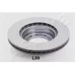 Jeu de 2 disques de frein avant ASHIKA 60-0L-L09 - Visuel 2