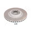 Jeu de 2 disques de frein avant ASHIKA 60-0L-L14 - Visuel 1