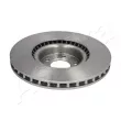 Jeu de 2 disques de frein avant ASHIKA 60-0L-L14C - Visuel 2