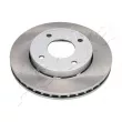 Jeu de 2 disques de frein avant ASHIKA 60-0M-M01C - Visuel 1