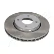Jeu de 2 disques de frein avant ASHIKA 60-0M-M02C - Visuel 1