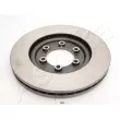 Jeu de 2 disques de frein avant ASHIKA 60-0S-S01 - Visuel 2