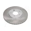 Jeu de 2 disques de frein avant ASHIKA 60-0S-S07C - Visuel 1