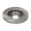 Jeu de 2 disques de frein avant ASHIKA 60-0W-007C - Visuel 2