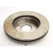 Jeu de 2 disques de frein avant ASHIKA 60-0W-008 - Visuel 2