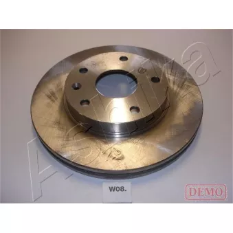 Jeu de 2 disques de frein avant ASHIKA 60-0W-008C