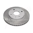 Jeu de 2 disques de frein avant ASHIKA 60-0W-009C - Visuel 1