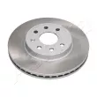 Jeu de 2 disques de frein avant ASHIKA 60-0W-013C - Visuel 1