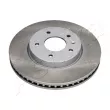 Jeu de 2 disques de frein avant ASHIKA 60-0W-W12C - Visuel 1