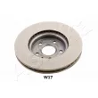Jeu de 2 disques de frein avant ASHIKA 60-0W-W17 - Visuel 2