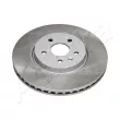 Jeu de 2 disques de frein avant ASHIKA 60-0W-W19C - Visuel 1