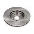 Jeu de 2 disques de frein avant ASHIKA 60-0W-W19C - Visuel 2