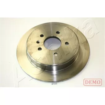Jeu de 2 disques de frein arrière ASHIKA 61-00-0120C