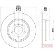 Jeu de 2 disques de frein arrière ASHIKA 61-00-0138C - Visuel 1