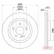 Jeu de 2 disques de frein arrière ASHIKA 61-00-0512C - Visuel 2
