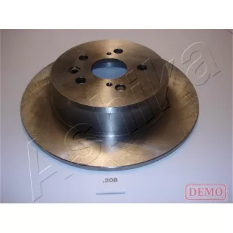 Jeu de 2 disques de frein arrière ASHIKA 61-02-208C
