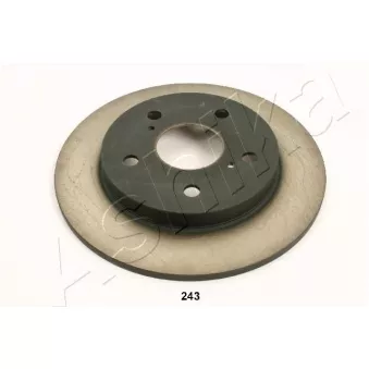 Jeu de 2 disques de frein arrière ASHIKA 61-02-243