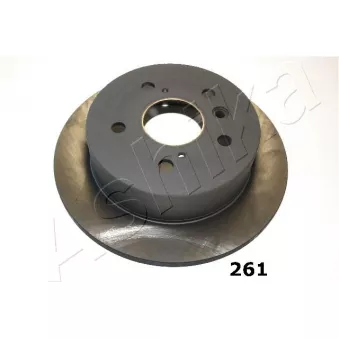 Jeu de 2 disques de frein arrière ASHIKA 61-02-261