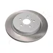 Jeu de 2 disques de frein arrière ASHIKA 61-02-267C - Visuel 1