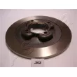 Jeu de 2 disques de frein arrière ASHIKA 61-03-303 - Visuel 1