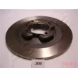 Jeu de 2 disques de frein arrière ASHIKA 61-03-303C - Visuel 1