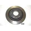 Jeu de 2 disques de frein arrière ASHIKA 61-03-320 - Visuel 1