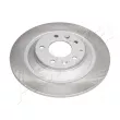 Jeu de 2 disques de frein arrière ASHIKA 61-03-328C - Visuel 1