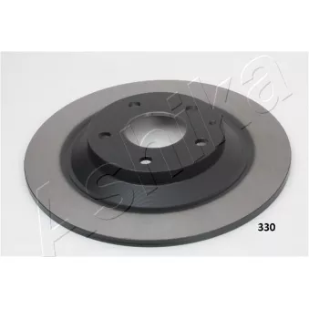 Jeu de 2 disques de frein arrière ASHIKA 61-03-330