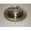 Jeu de 2 disques de frein arrière ASHIKA 61-04-406C - Visuel 1