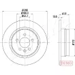 Jeu de 2 disques de frein arrière ASHIKA 61-04-426C - Visuel 3