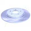 Jeu de 2 disques de frein arrière ASHIKA 61-04-429C - Visuel 1