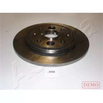 Jeu de 2 disques de frein arrière ASHIKA 61-04-498C