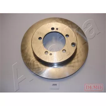 Jeu de 2 disques de frein arrière ASHIKA 61-05-595C