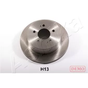 Jeu de 2 disques de frein arrière ASHIKA 61-0H-H13C