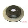 Jeu de 2 disques de frein arrière ASHIKA 61-0H-H17C - Visuel 1